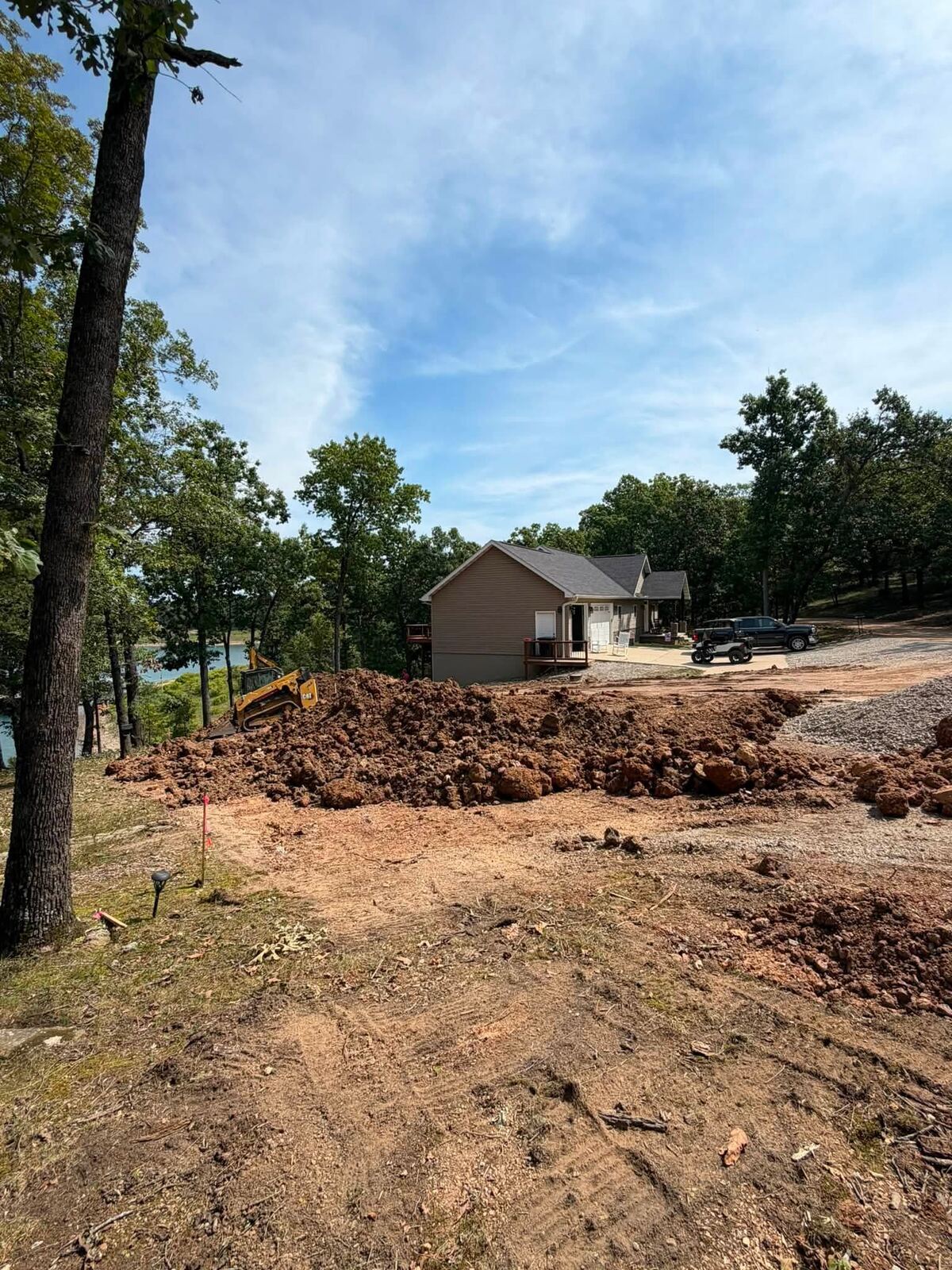 driveways & roads job by Next Level Excavation in Norfork, AR