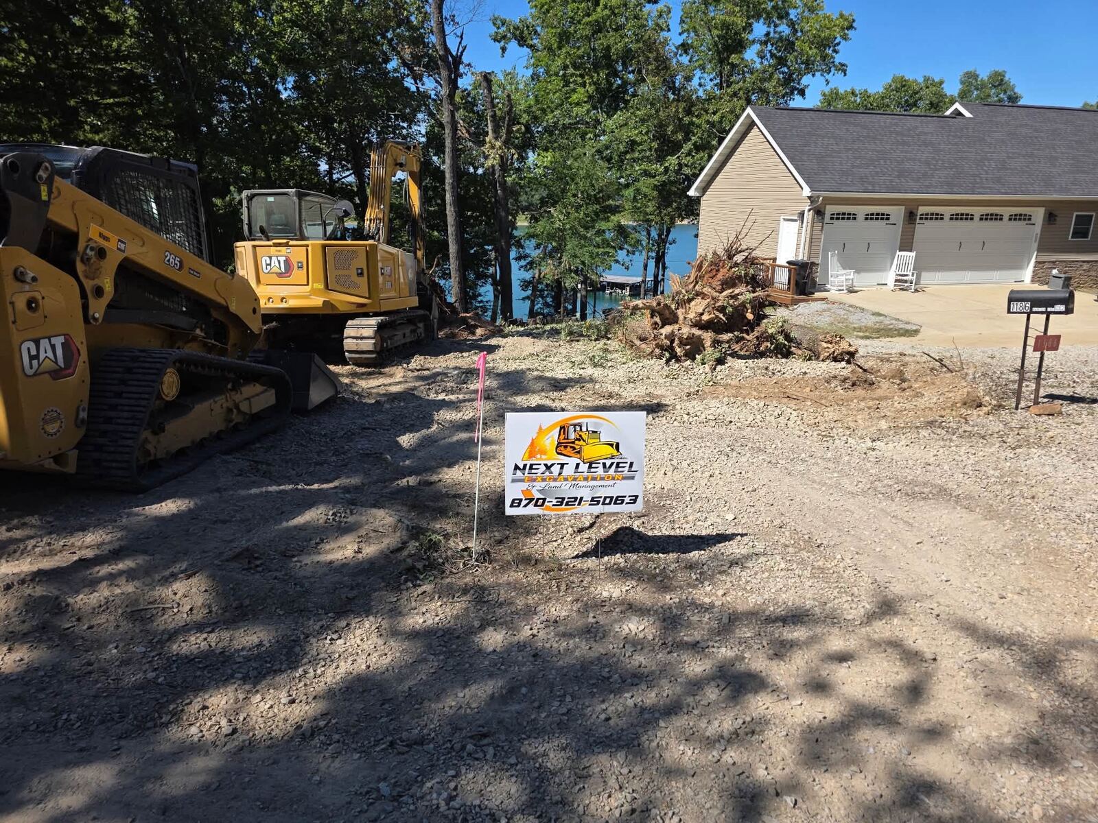 demolition job by Next Level Excavation in Yellville, AR